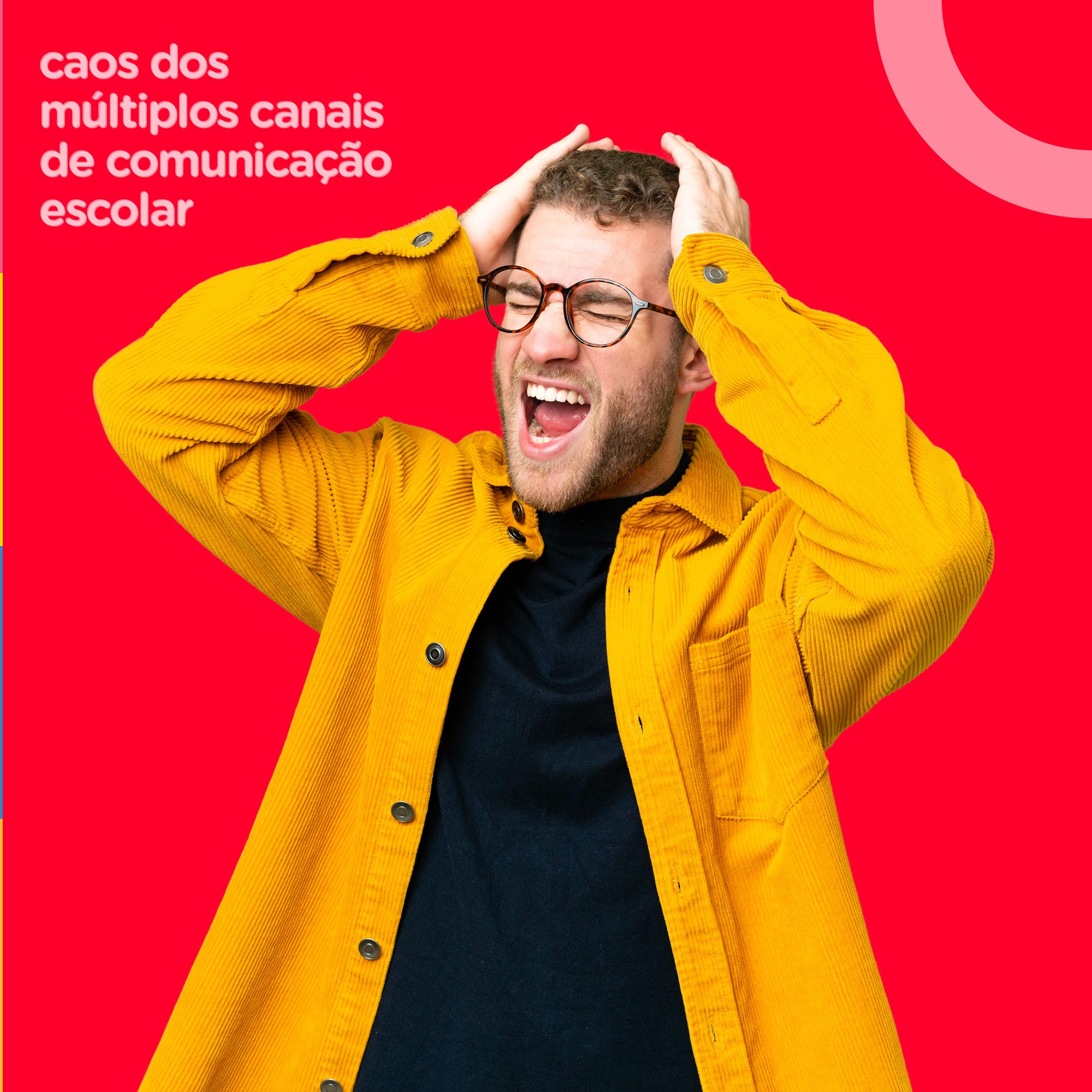 Múltiplos canais de comunicação escolar