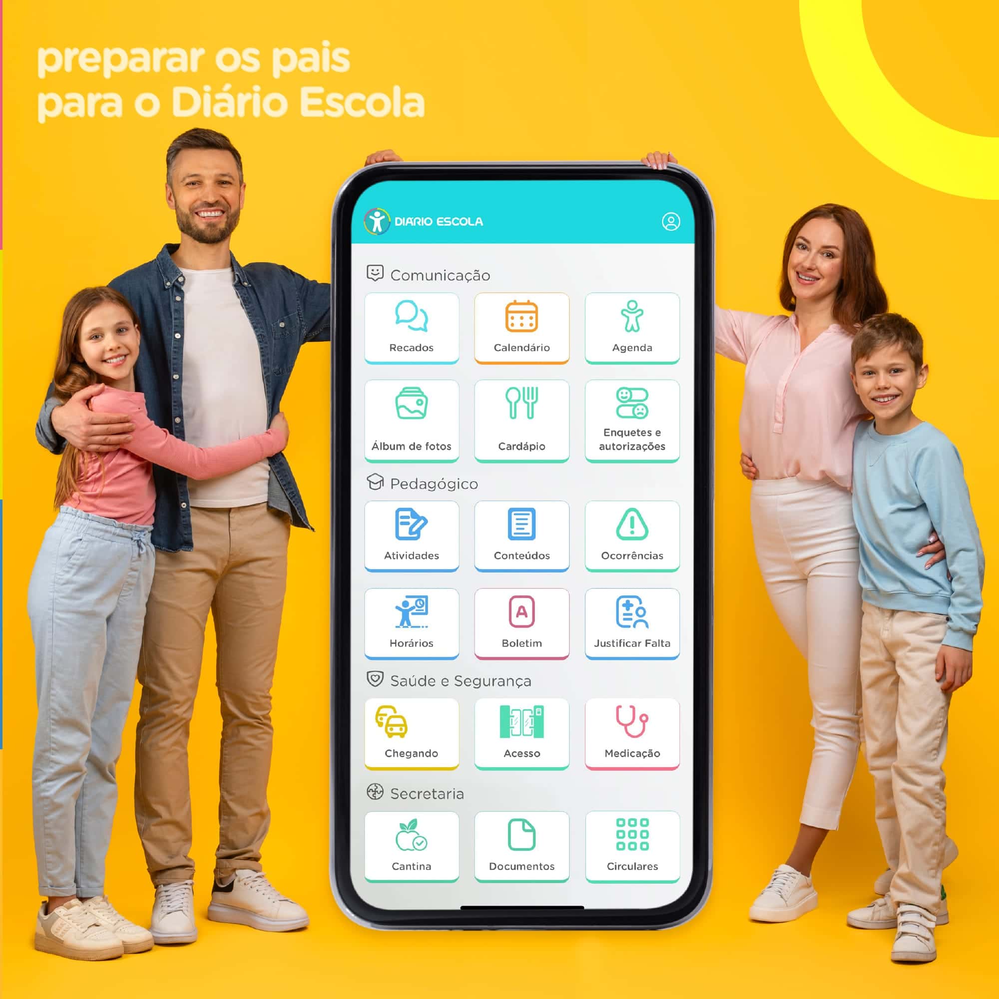 Preparar os pais para o Diário Escola