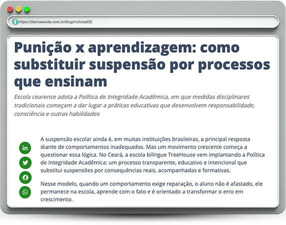 Disciplina na escola