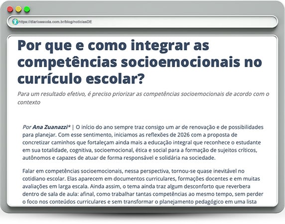 Competências socioemocionais