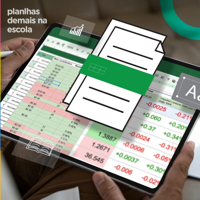 Planilhas demais na escola