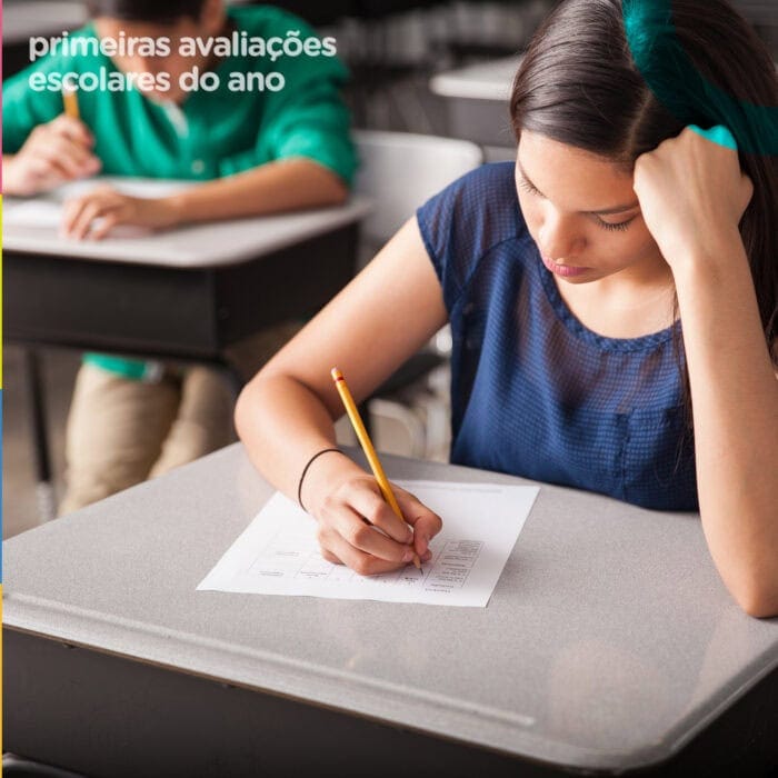 Primeiras avaliações escolares do ano