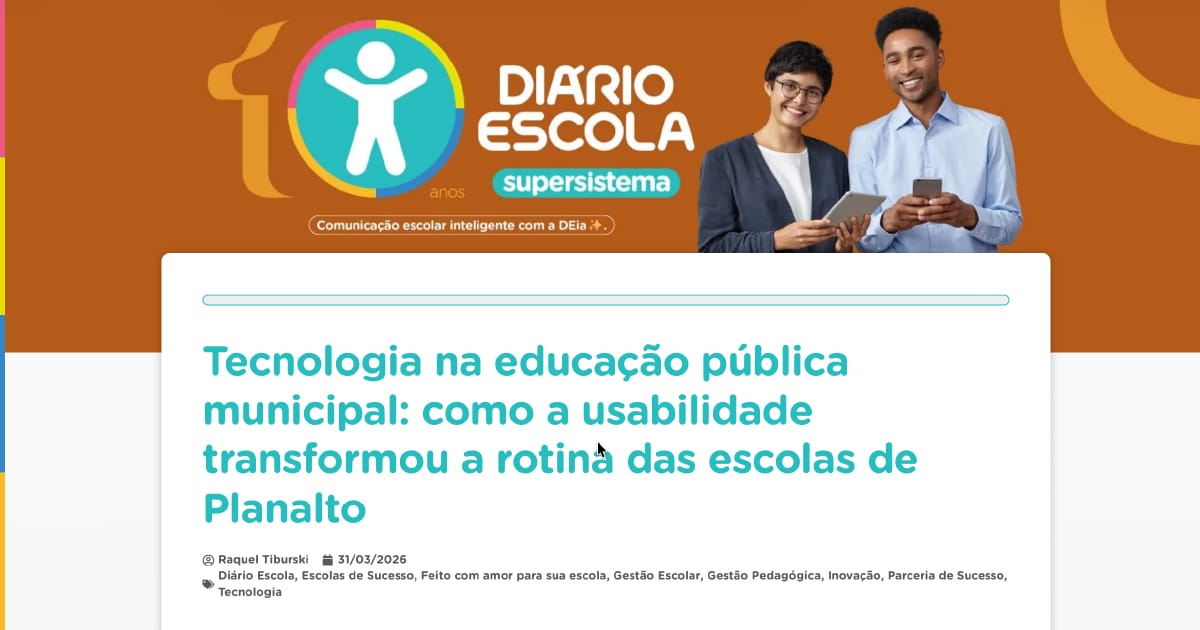 Gestão educacional municipal moderna | Como Planalto transformou sua rede pública