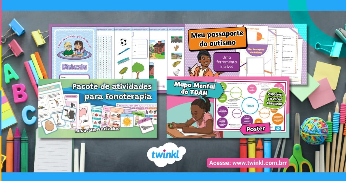 Recursos para educação especial | Materiais adaptados para autonomia escolar.