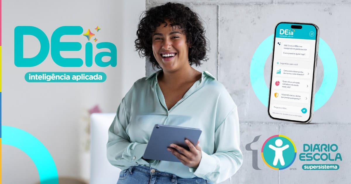 Diretora parceira do supersistema Diário Escola