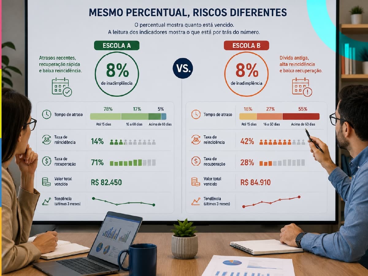 Indicadores de inadimplência escolar