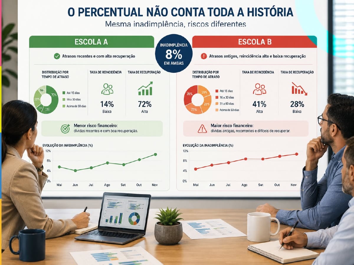 Indicadores de inadimplência escolar