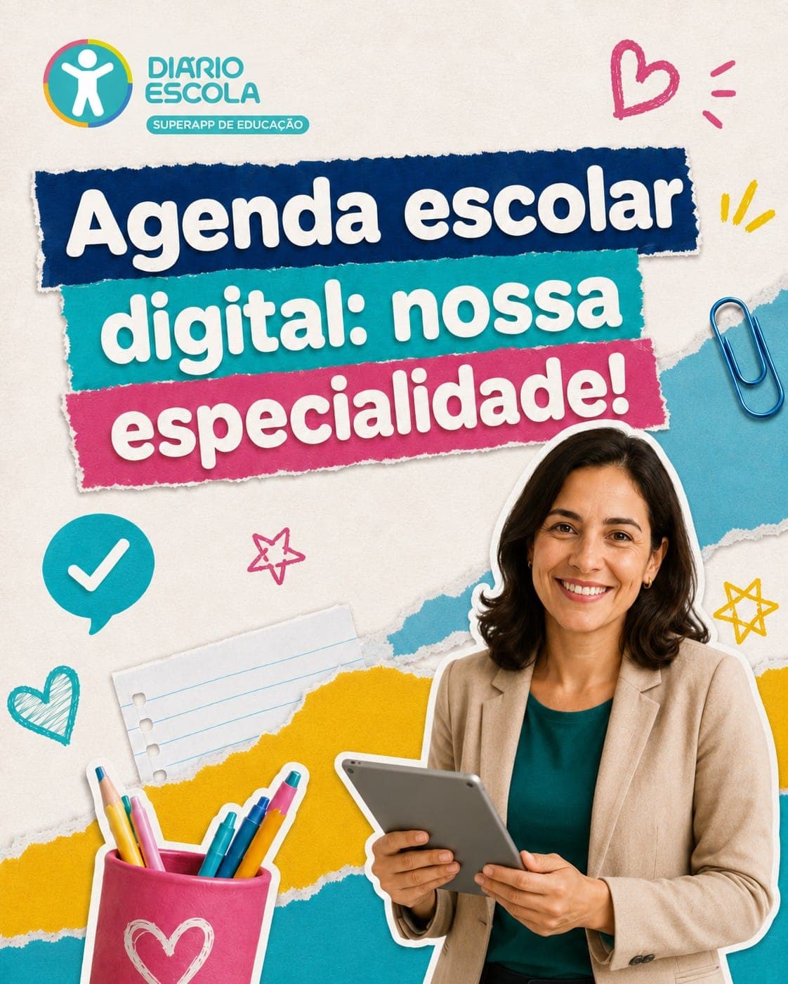 Diário Escola agenda escolar digital nossa especialidade