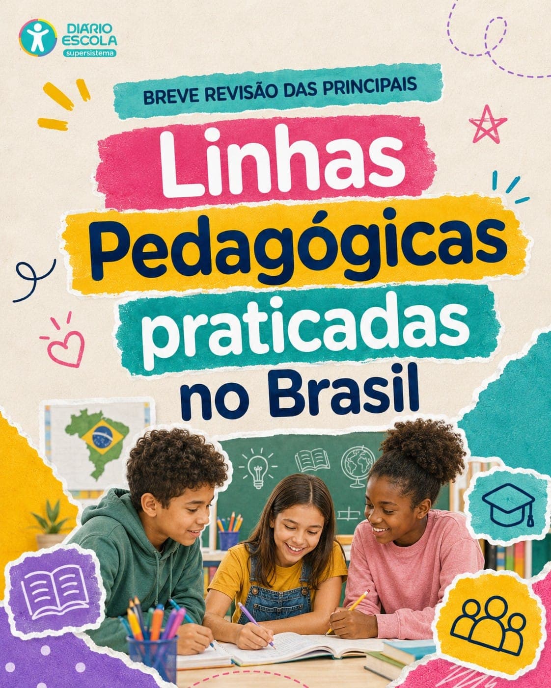 Diário Escola linhas pedagógicas