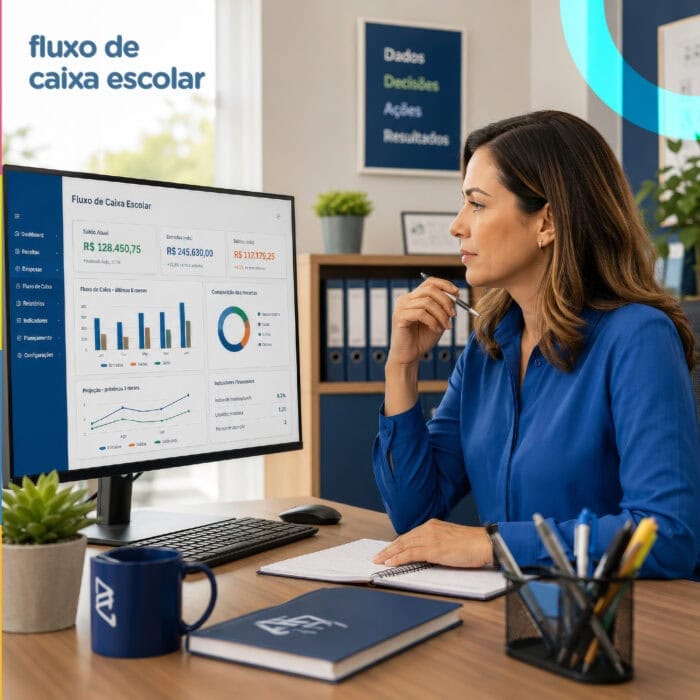 Fluxo de caixa escolar