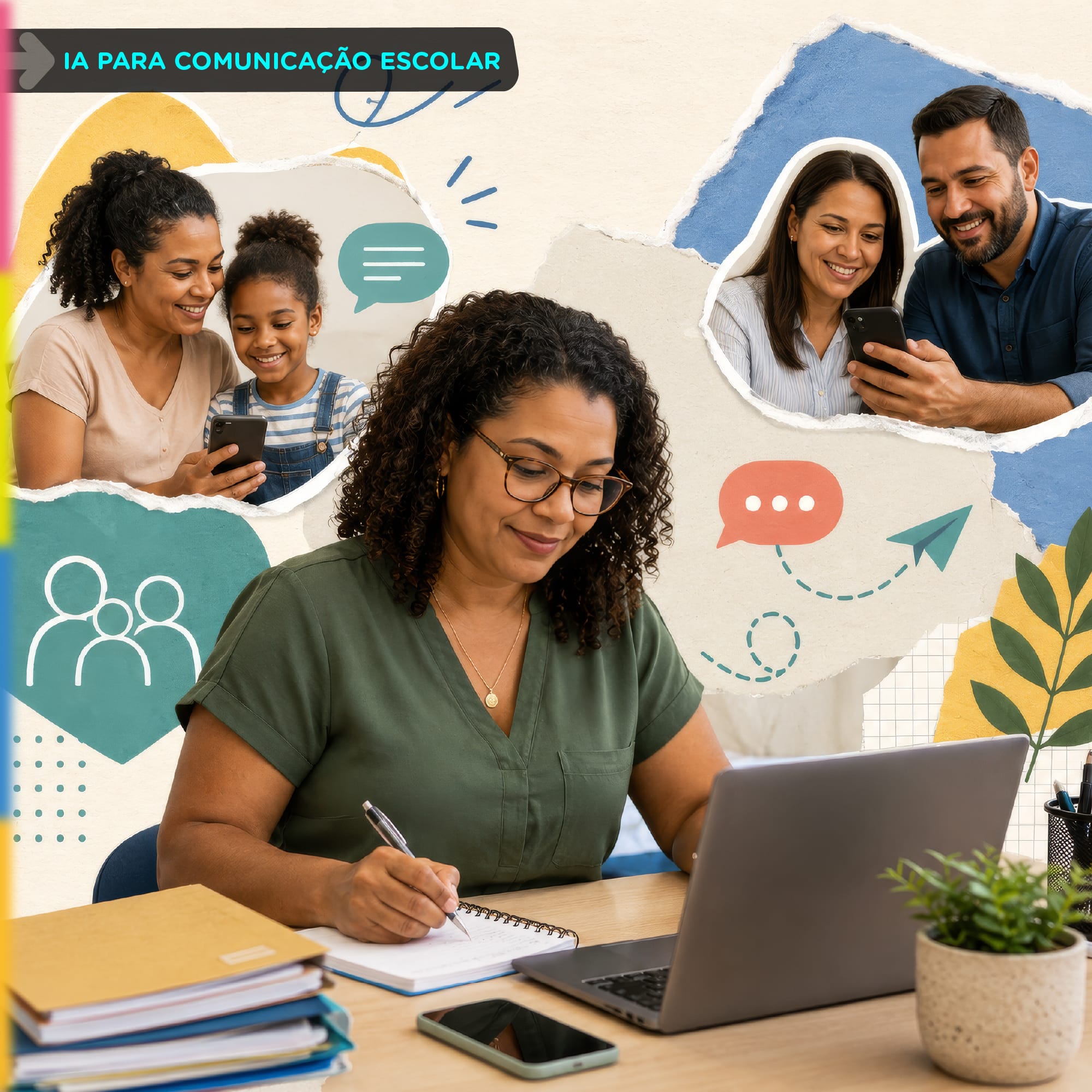 Recurso de inteligência artificial para comunicação escolar do Diário Escola