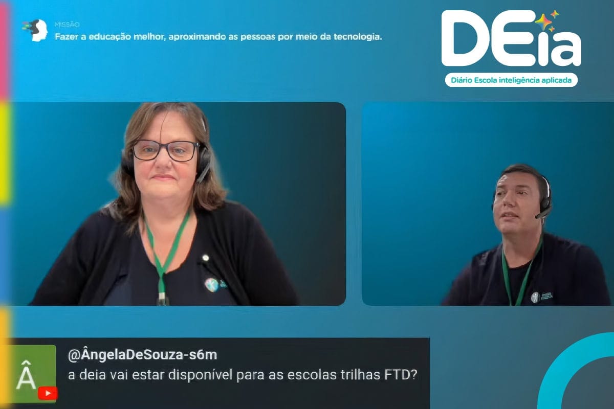 Live DEia: lançamento da inteligência aplicada à gestão escolar do Diário Escola