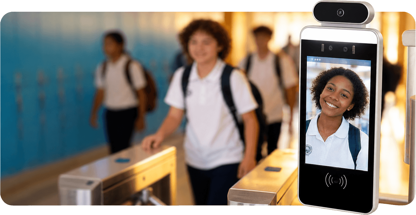 Controle de acesso escolar com registros de entrada e saída no Diário Escola.