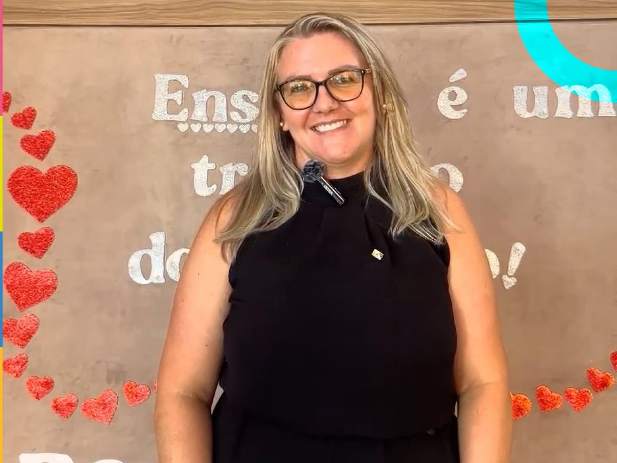 Secretário de Educação de Planalto, Edione Malaggi. Tecnologia nas redes municipais de ensino em uma escola pública de Planalto (RS).