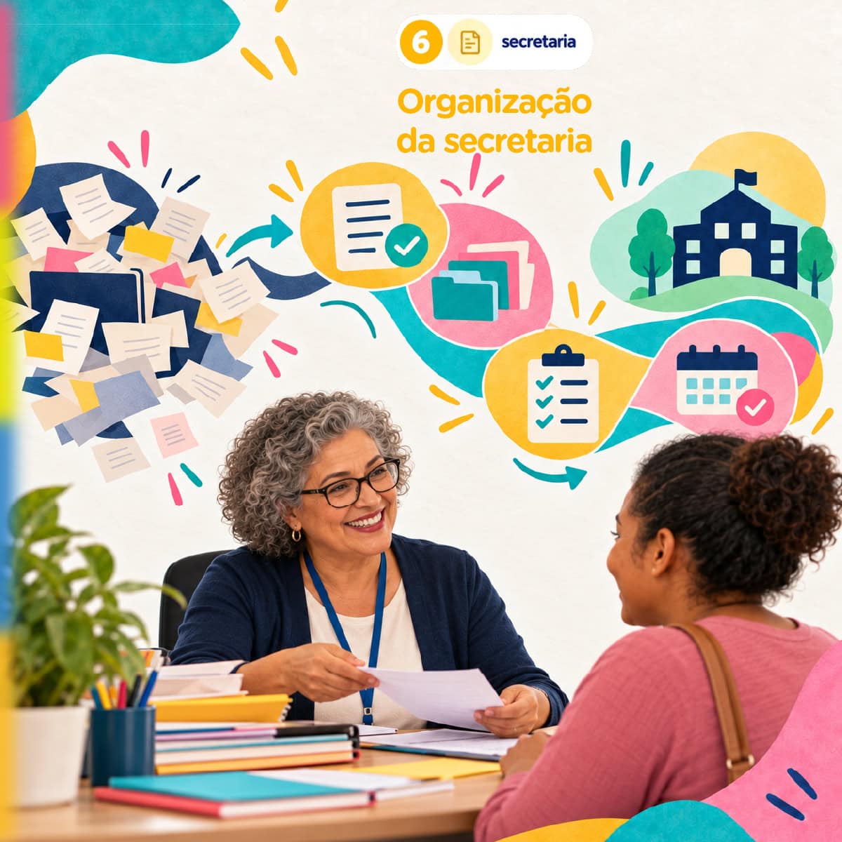 Mapa DE: organização da secretaria