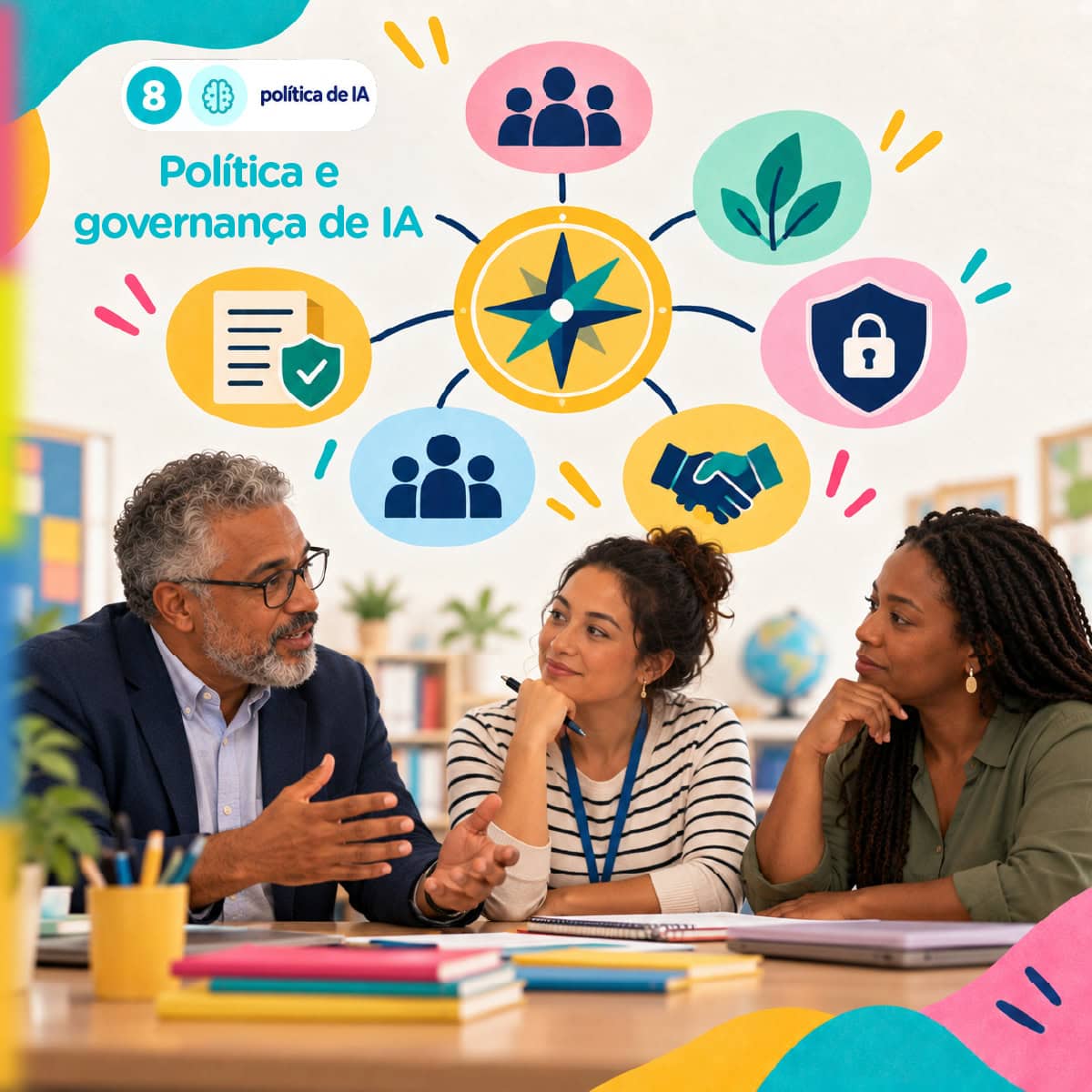 Mapa DE: política e governança de IA