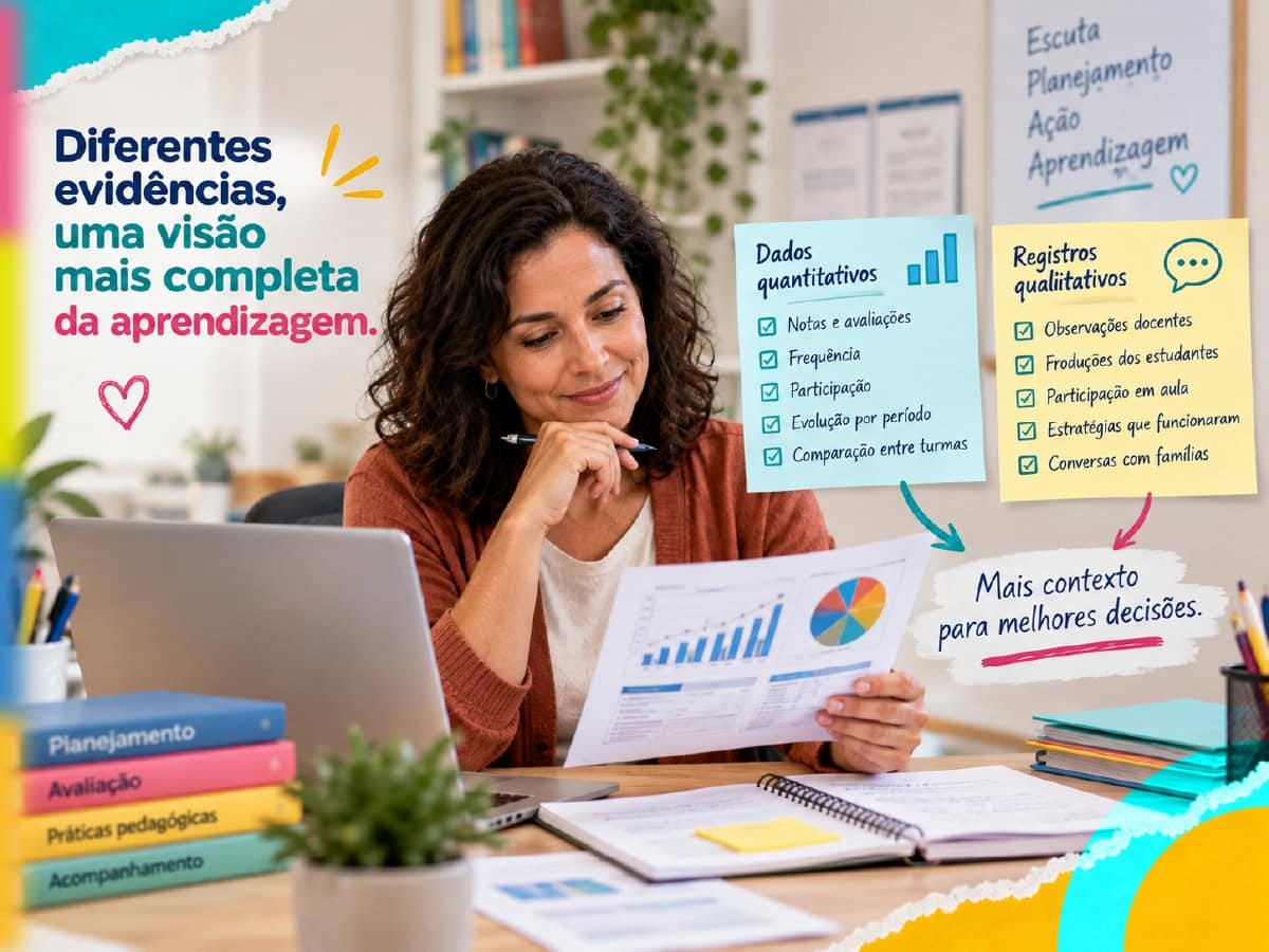 Indicadores e registros são fundamentais para planejar uma gestão pedagógica baseada em dados.