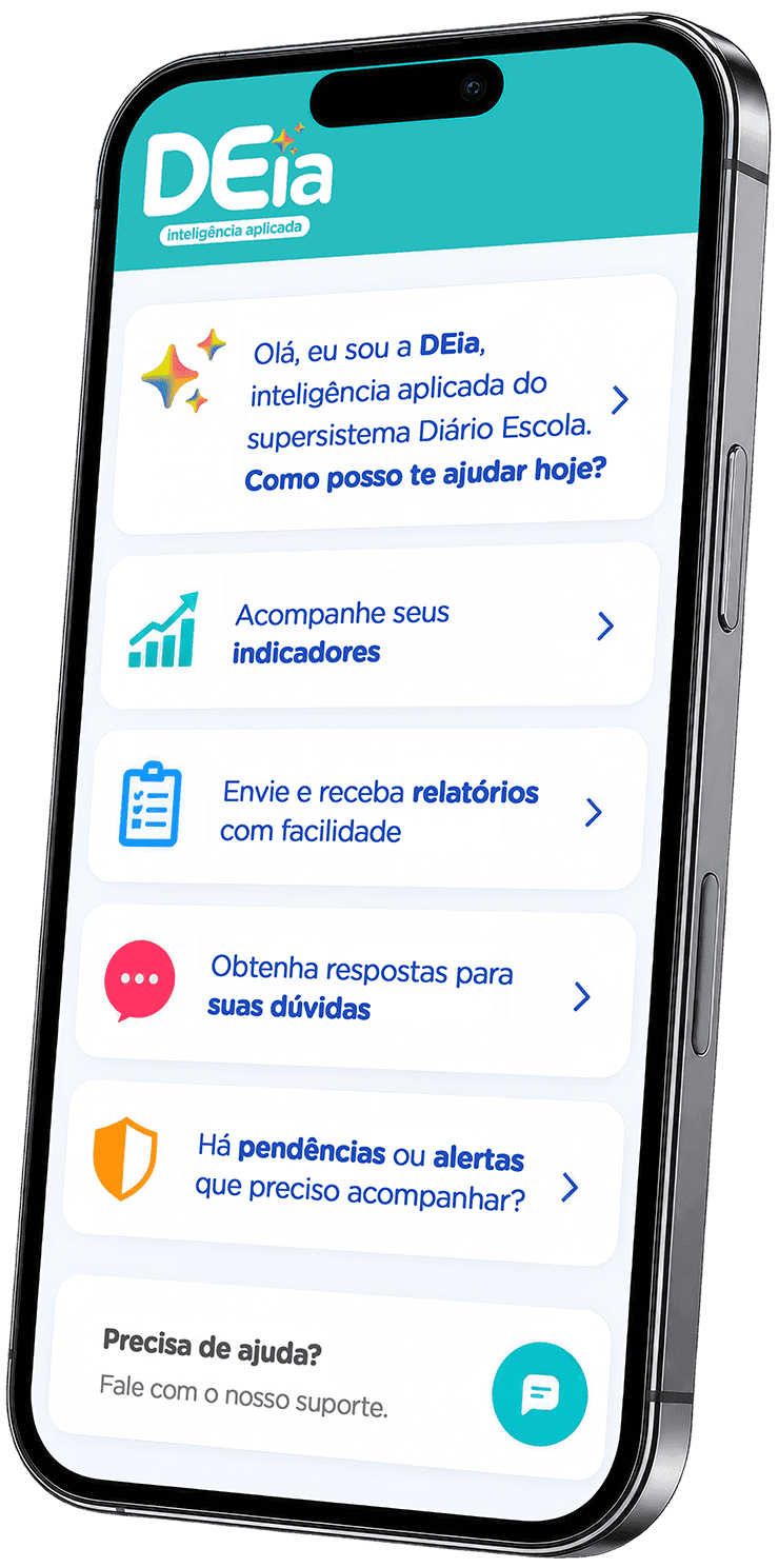 DEia – Diário Escola inteligência aplicada à gestão escolar