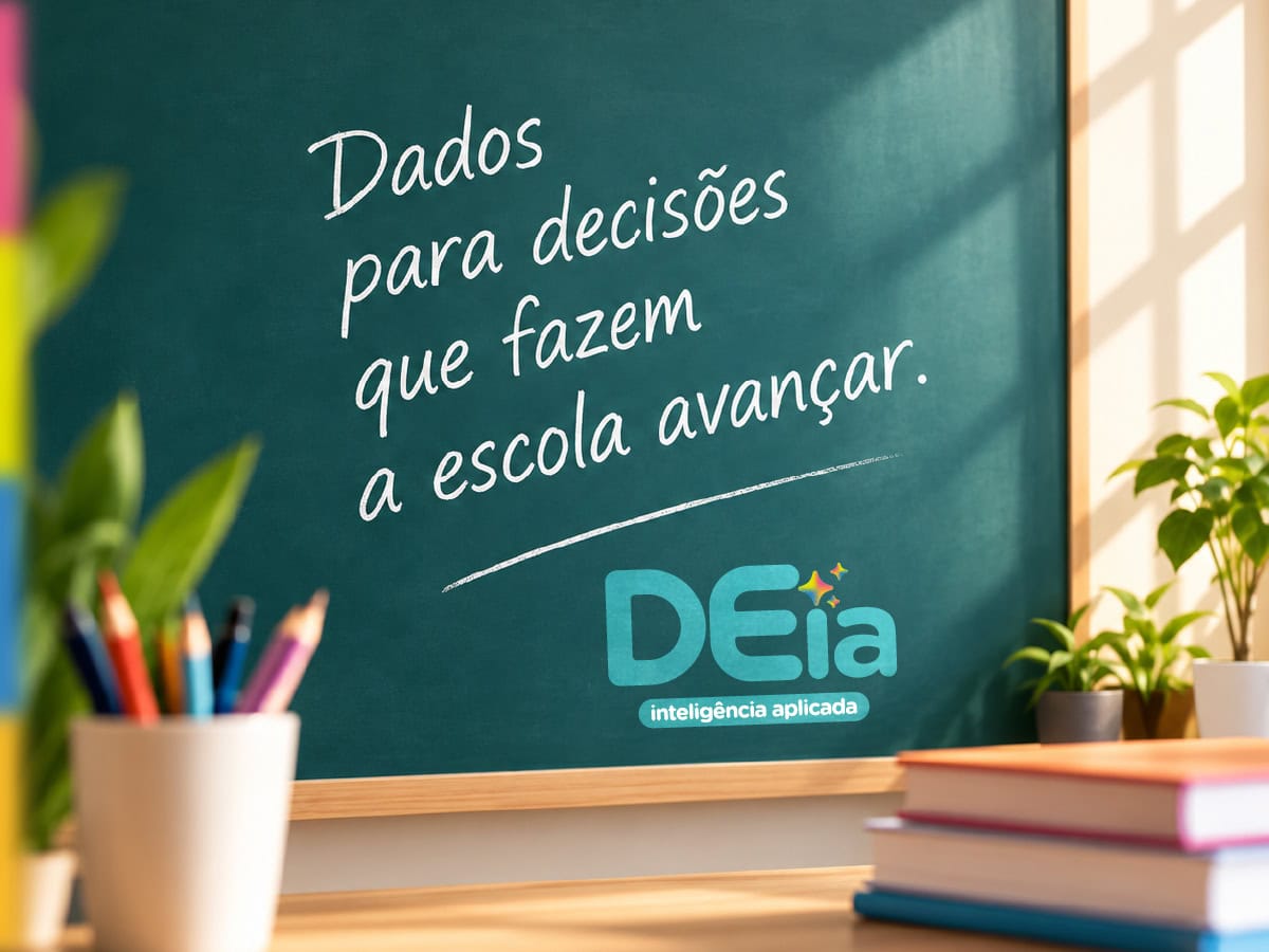 Há diferença entre conversar com uma IA e contar com inteligência aplicada à análise de dados escolares, com contexto, permissões e decisão humana.