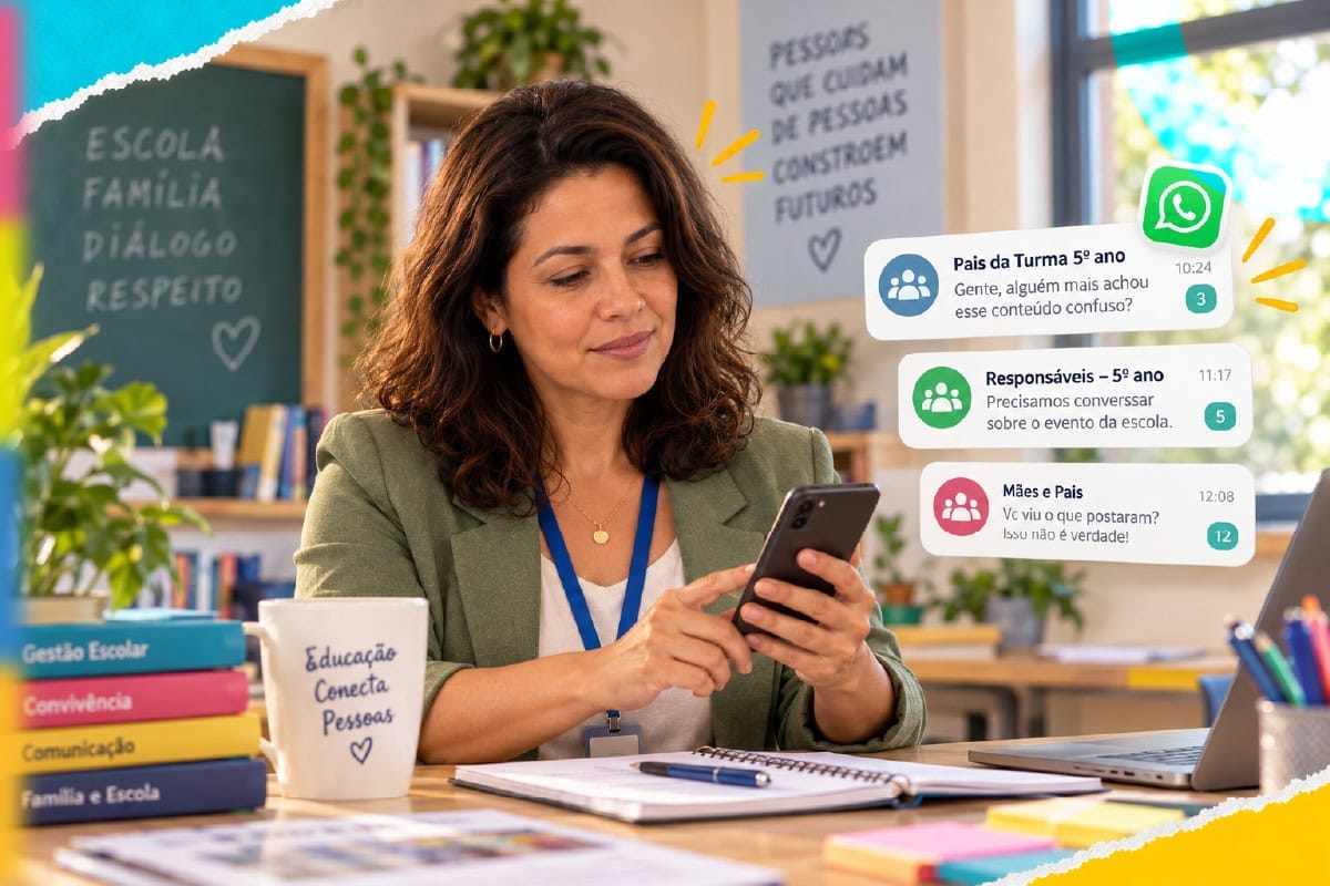 Grupos de WhatsApp de pais: quando o conflito dos adultos chega à escola