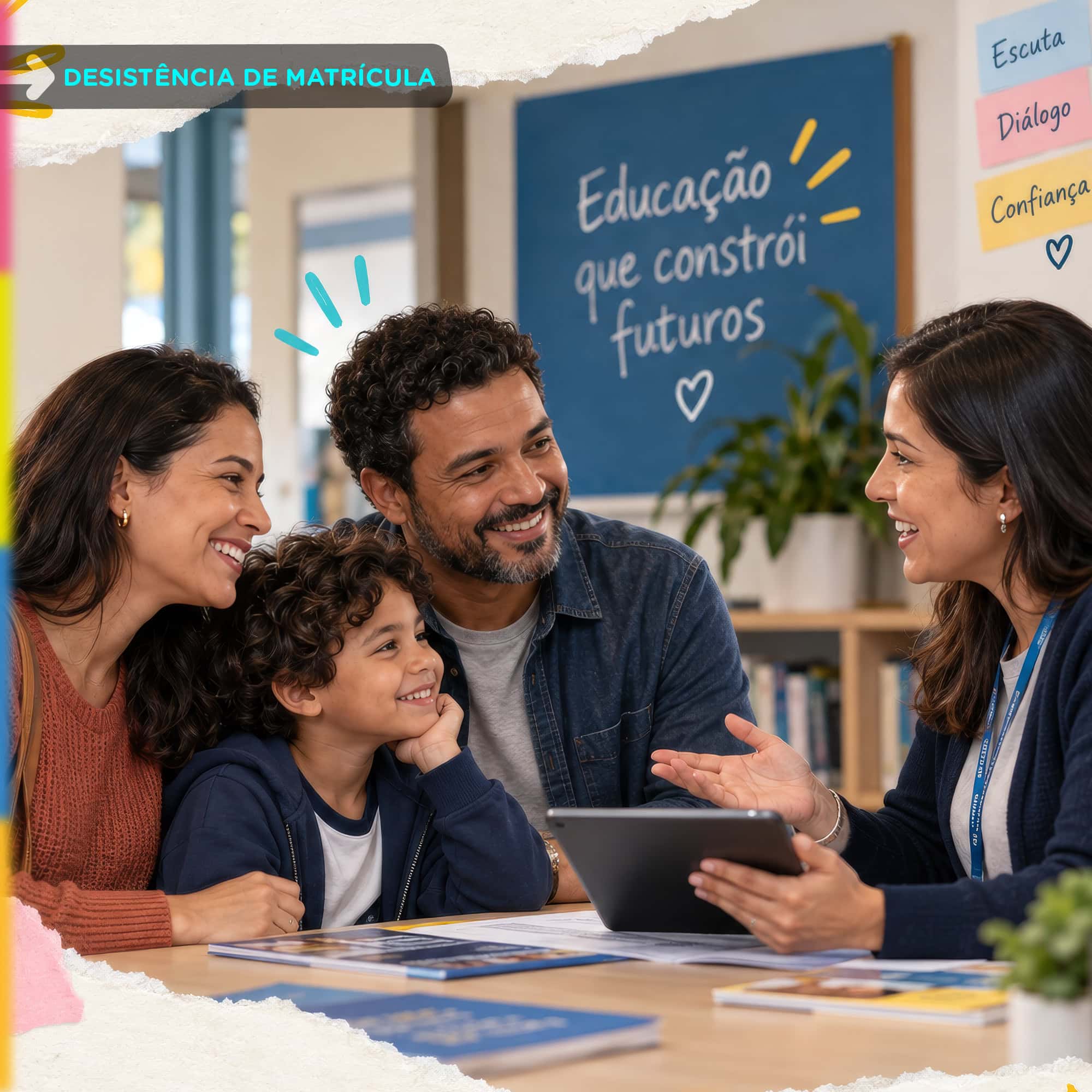 Pesquisa SchoolAdvisor revela a desistência de matrícula.