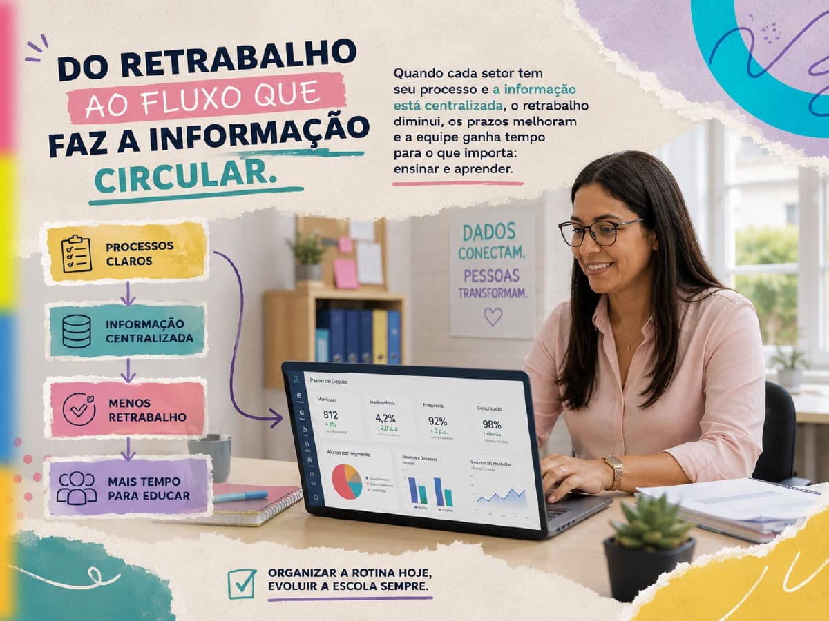 Uma gestão escolar eficiente organiza a rotina da escola e da equipe