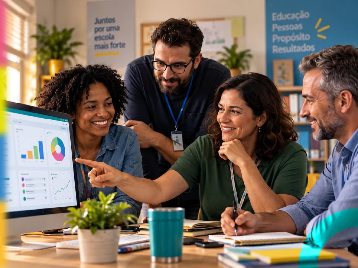 A gestão escolar digital integra todos os setores de uma escola em um supersistema de gestão escolar.
