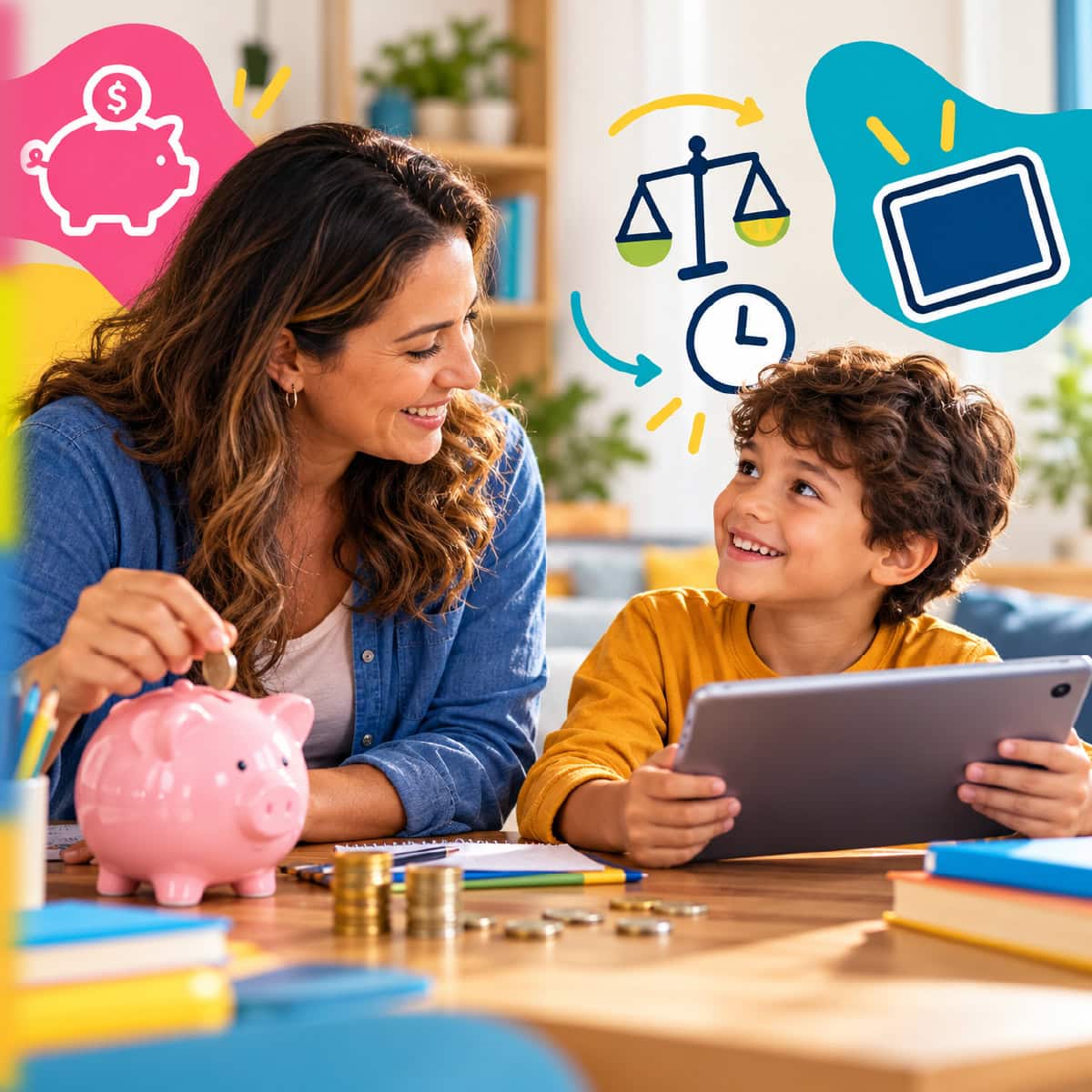Reflexão sobre dinheiro e tempo de tela, sob a perspectiva da Educação Financeira Comportamental.